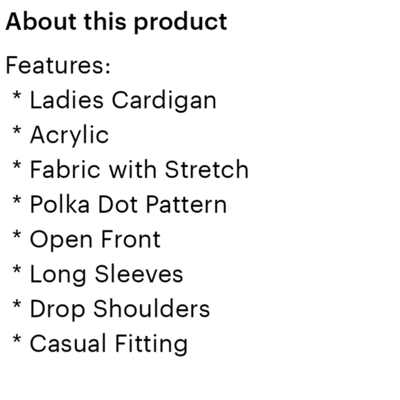 NWT Charcoal And Black Cardigan Sweater - Picture 3 of 3